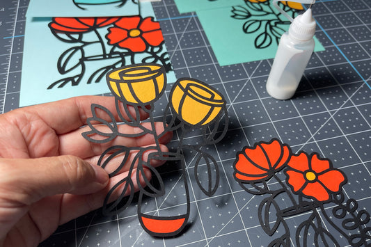 How to assemble detailed and layered cutouts