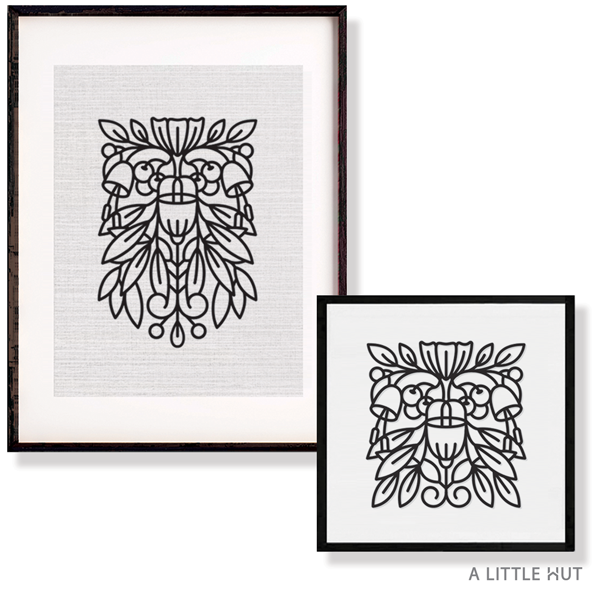 Fancy vines wall art Patricia Zapata