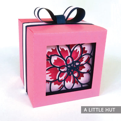 Dahlia shadow gift box