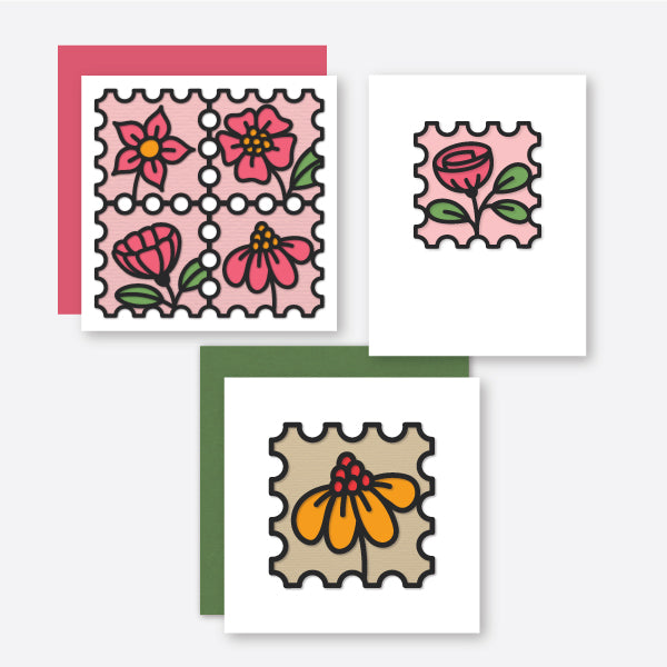 Flower stamps – Patricia Zapata