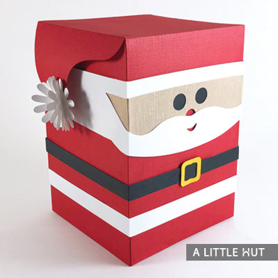 A Little Hut SVG files - Santa Box Peep gift box by Patricia Zapata for A Little Hut