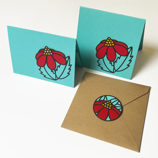 Coneflowers pop-up cards