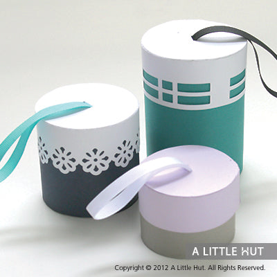 Ribbon handle boxes