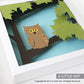 Owl wall art