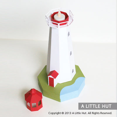 Lighthouse gift box/ tea light holder
