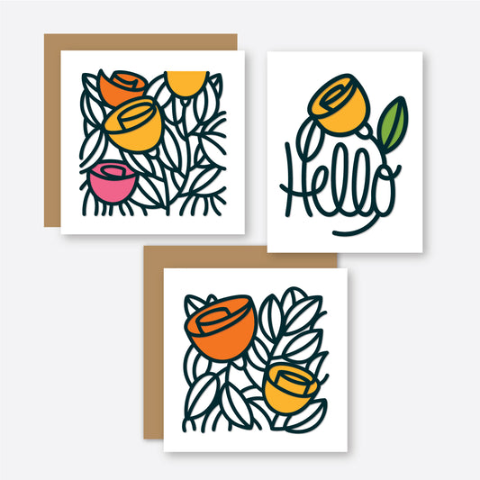 Flower stamps – Patricia Zapata